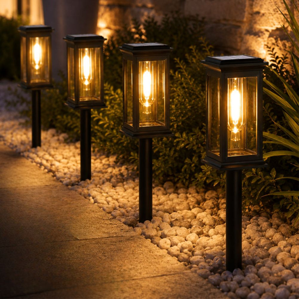 Luminária Solar LED Externa para Jardim e Áreas Externas