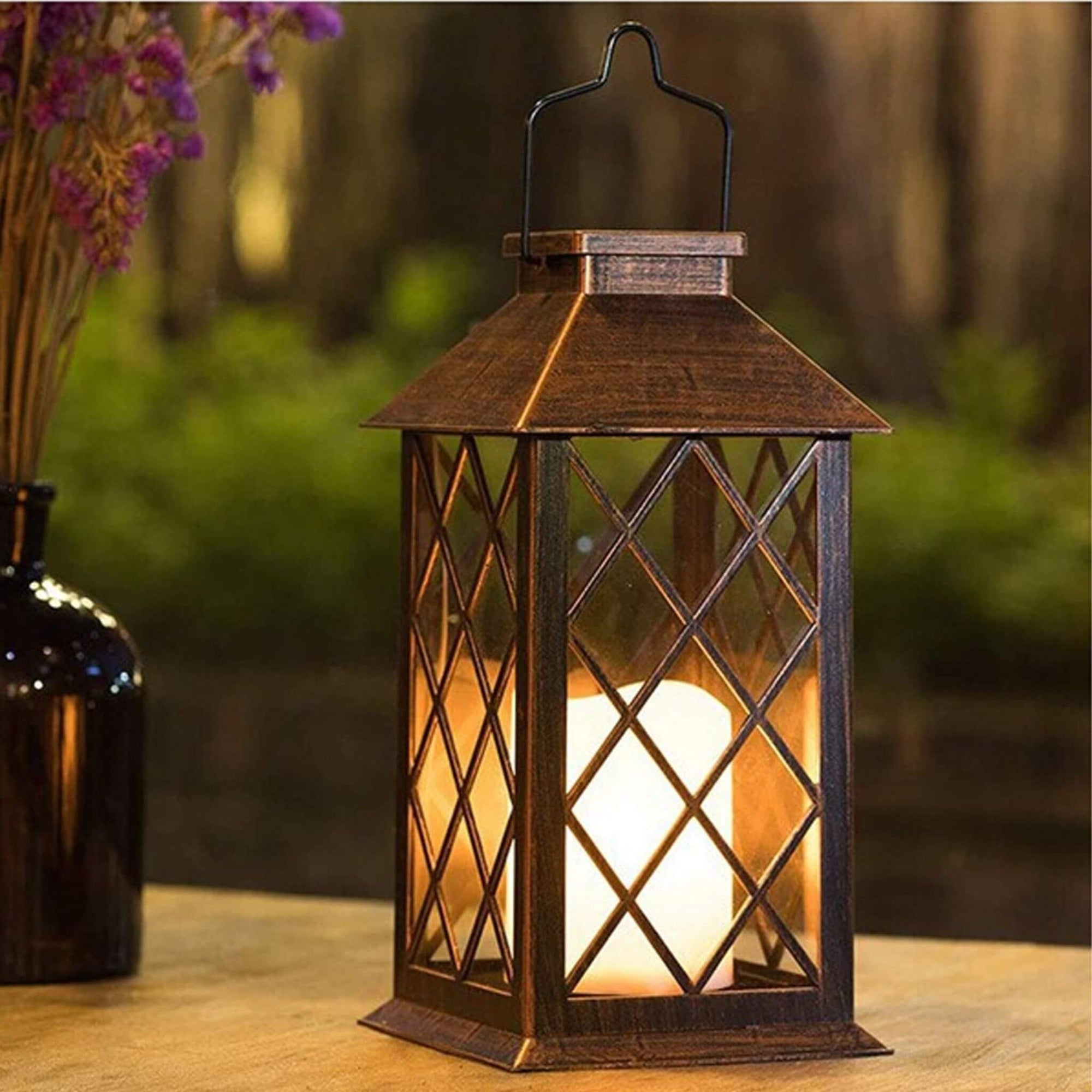 Luminária Retrô - Decoração para Exteriores