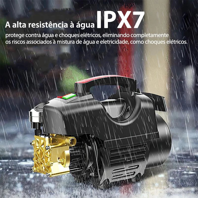 TurboJet™ - Lavadora de Alta Pressão 4800W 245 Bar – Motor por Indução | 127V ou 220V