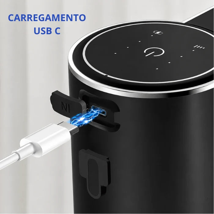 Saboneteira Automática LuxSense - Recarregável com Sensor + Brinde (Compre 1 & Leve 2)