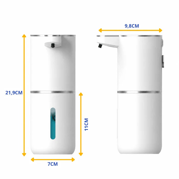 Saboneteira Automática LuxSense - Recarregável com Sensor + Brinde (Compre 1 & Leve 2)