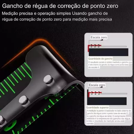 Trena Profissional Fluorescente - Fita Métrica De Aço Inoxidável Carbono De Alta Precisão