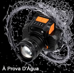 Lanterna de Cabeça LED Premium | Sensor por Movimento, Alcance de Até 500m e Bateria de Longa Duração