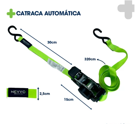 Cinta de Carga Retrátil Automática - Produto Original