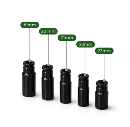 Revoria Impact ProX™ 21V — Potência Profissional de 350Nm | Chave de Impacto Sem Fio 3200RPM com Kit Completo + 2 Baterias