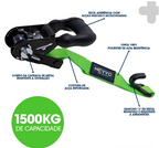 Cinta Catraca Para Amarração De Carga Gancho J - 4 Metros 1500Kg