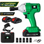 Revoria Impact ProX™ 21V — Potência Profissional de 350Nm | Chave de Impacto Sem Fio 3200RPM com Kit Completo + 2 Baterias