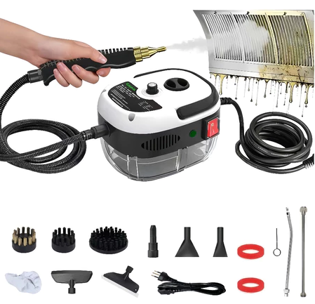 VaporJet X™ 2500W - Limpador a Vapor Pressurizado de Alta Temperatura com Kit Completo de Escovas | Edição Premium