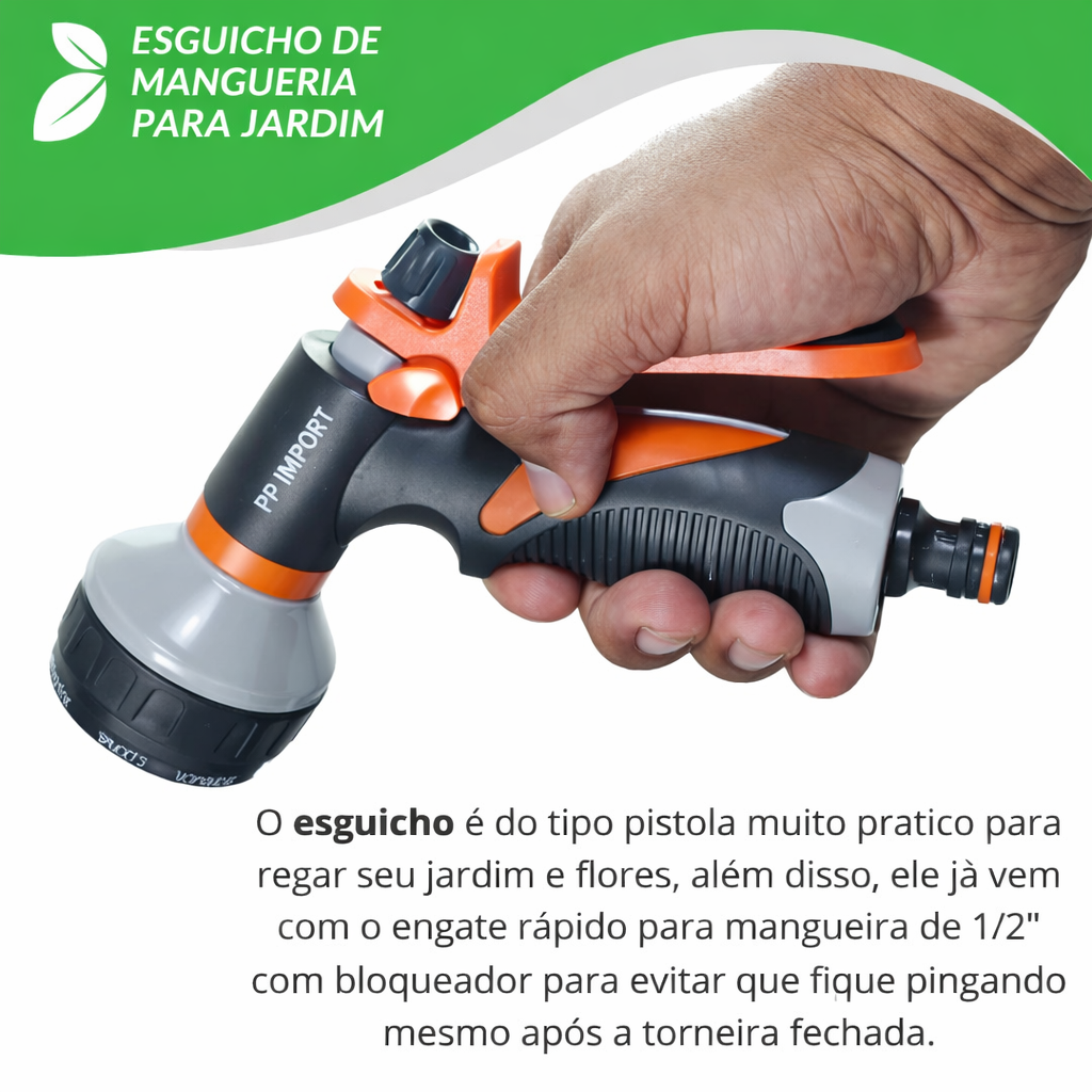 Pistola 8 Jatos Bico RESISTENTE Profissional Versão Premium