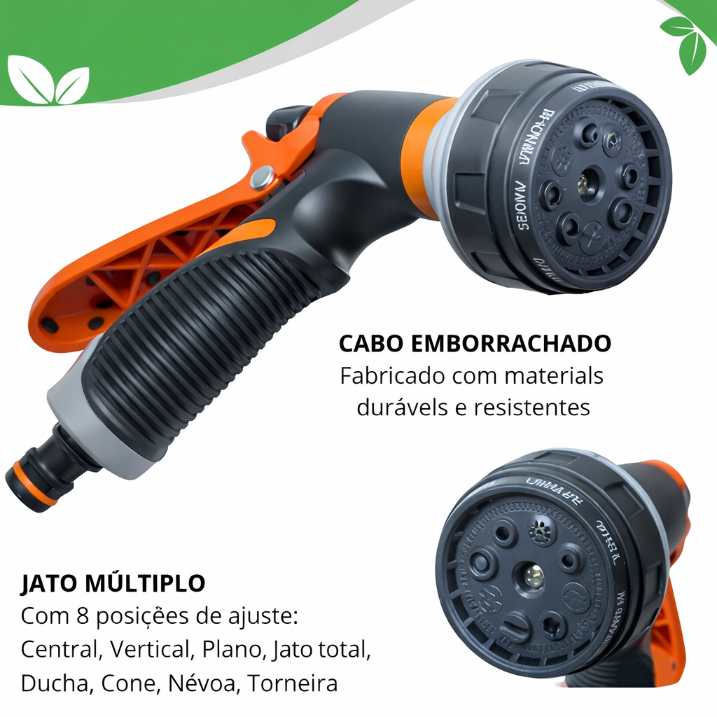 Pistola 8 Jatos Bico RESISTENTE Profissional Versão Premium