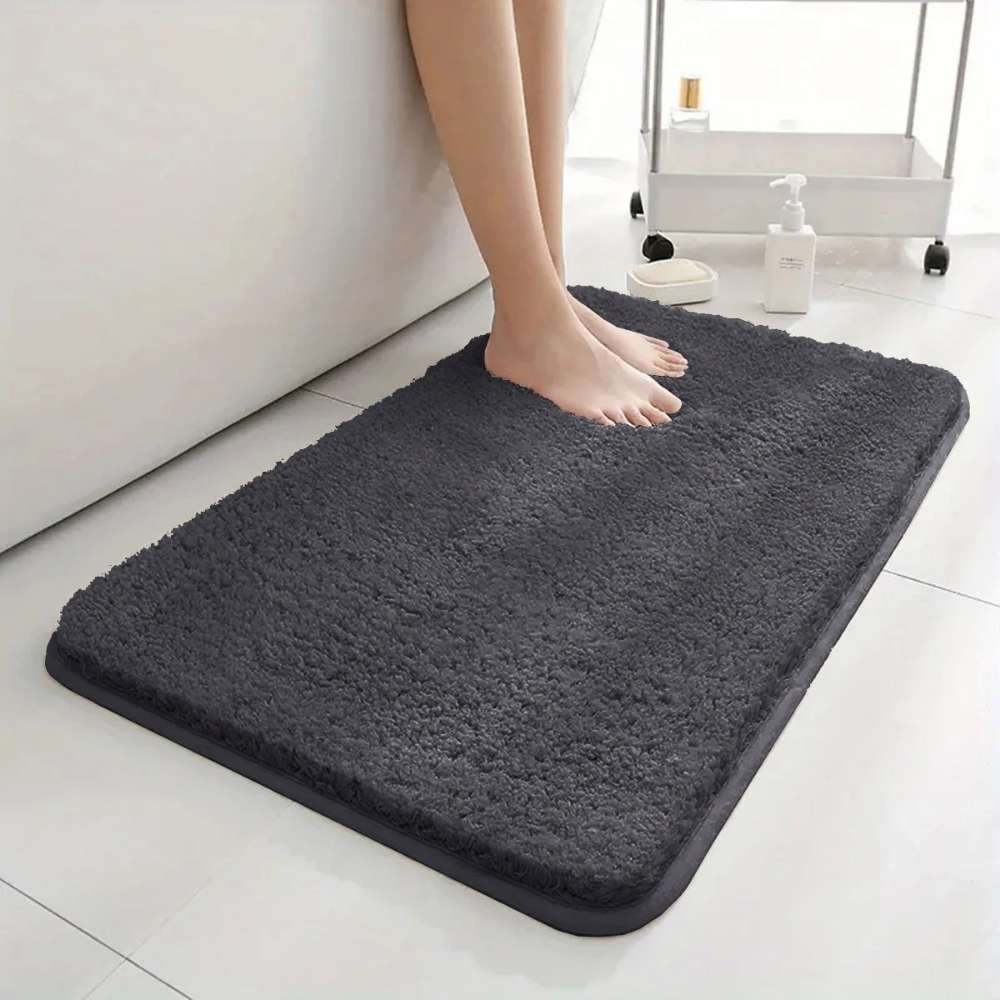 Tapete Absorvente e Antiderrapante para Banheiro - Swan Bathroom
