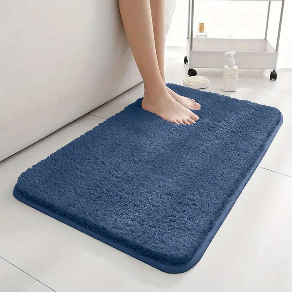 Tapete Absorvente e Antiderrapante para Banheiro - Swan Bathroom