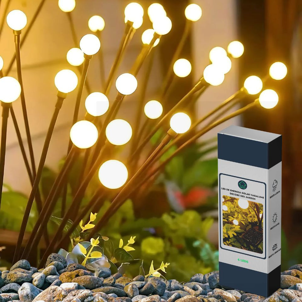 Led de Energia Solar Vagalume - Decore seu Jardim