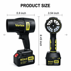 Vortex Power™ - Soprador Turbo! Pressão de Nível Profissional