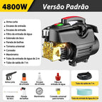 TurboJet™ - Lavadora de Alta Pressão 4800W 245 Bar – Motor por Indução | 127V ou 220V