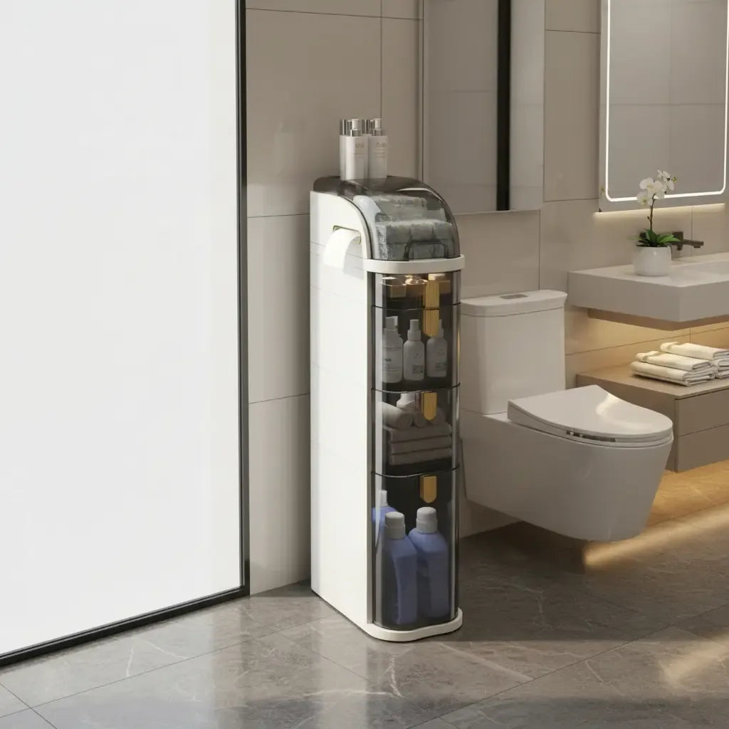 Gaveteiro Organizador FlexMove™ Premium – Multiuso com Rodinhas para Banheiro, Cozinha, Quarto e Lavanderia