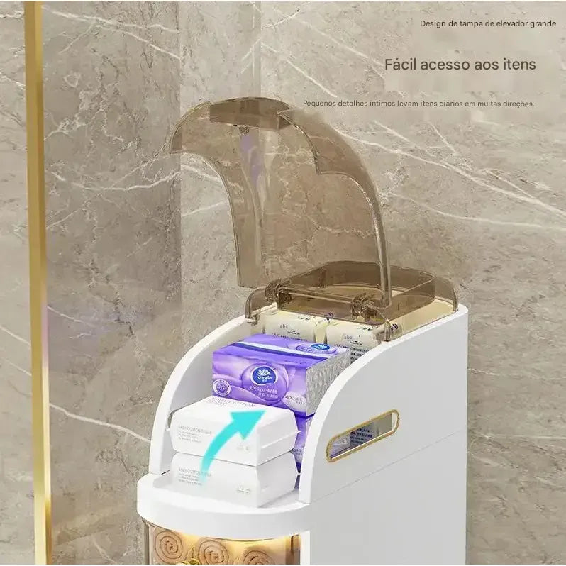 Gaveteiro Organizador FlexMove™ Premium – Multiuso com Rodinhas para Banheiro, Cozinha, Quarto e Lavanderia