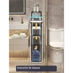 Gaveteiro Organizador FlexMove™ Premium – Multiuso com Rodinhas para Banheiro, Cozinha, Quarto e Lavanderia